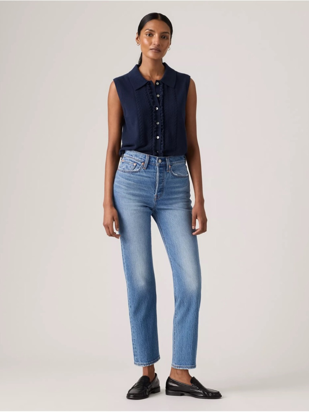 Levi's wedgie straight ankle jean